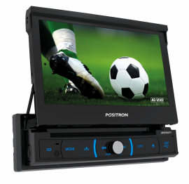 Dvd player Positron Sp6730 Dtv Retrátil Tv Digital Usb Espelhamento